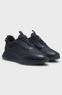 TTNM EVO trainers with textured fabric, Dark Blue