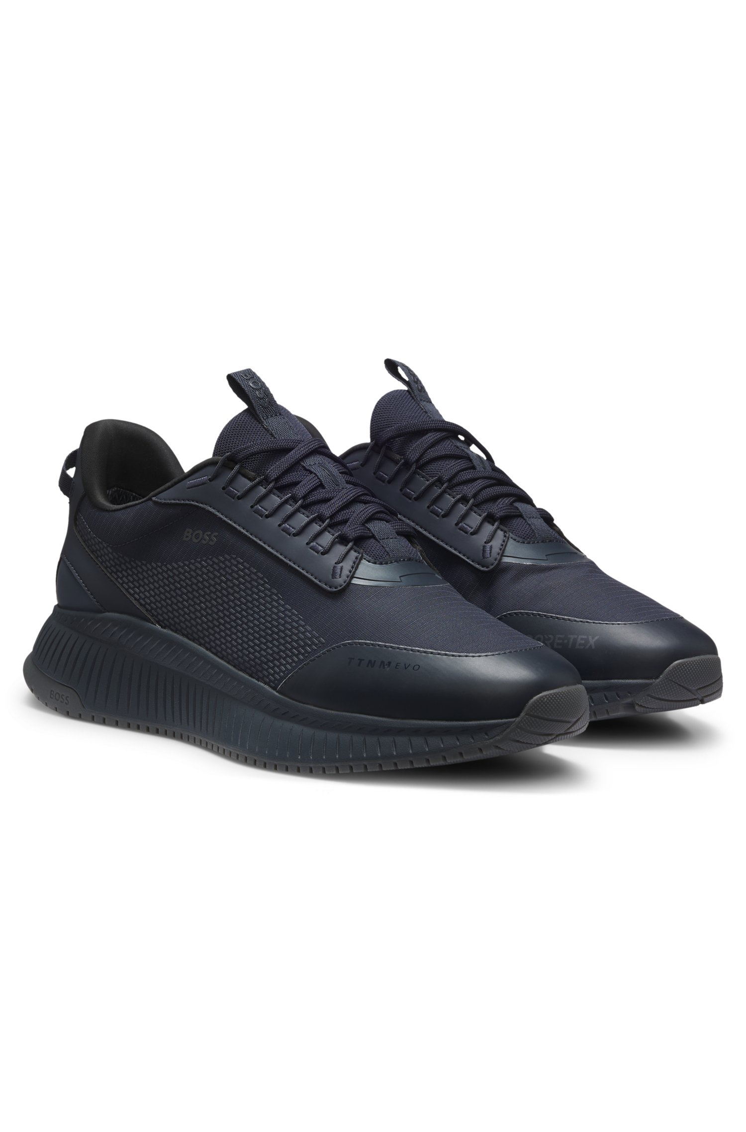 Boss TTNM EVO trainers with textured fabric sneakers herr