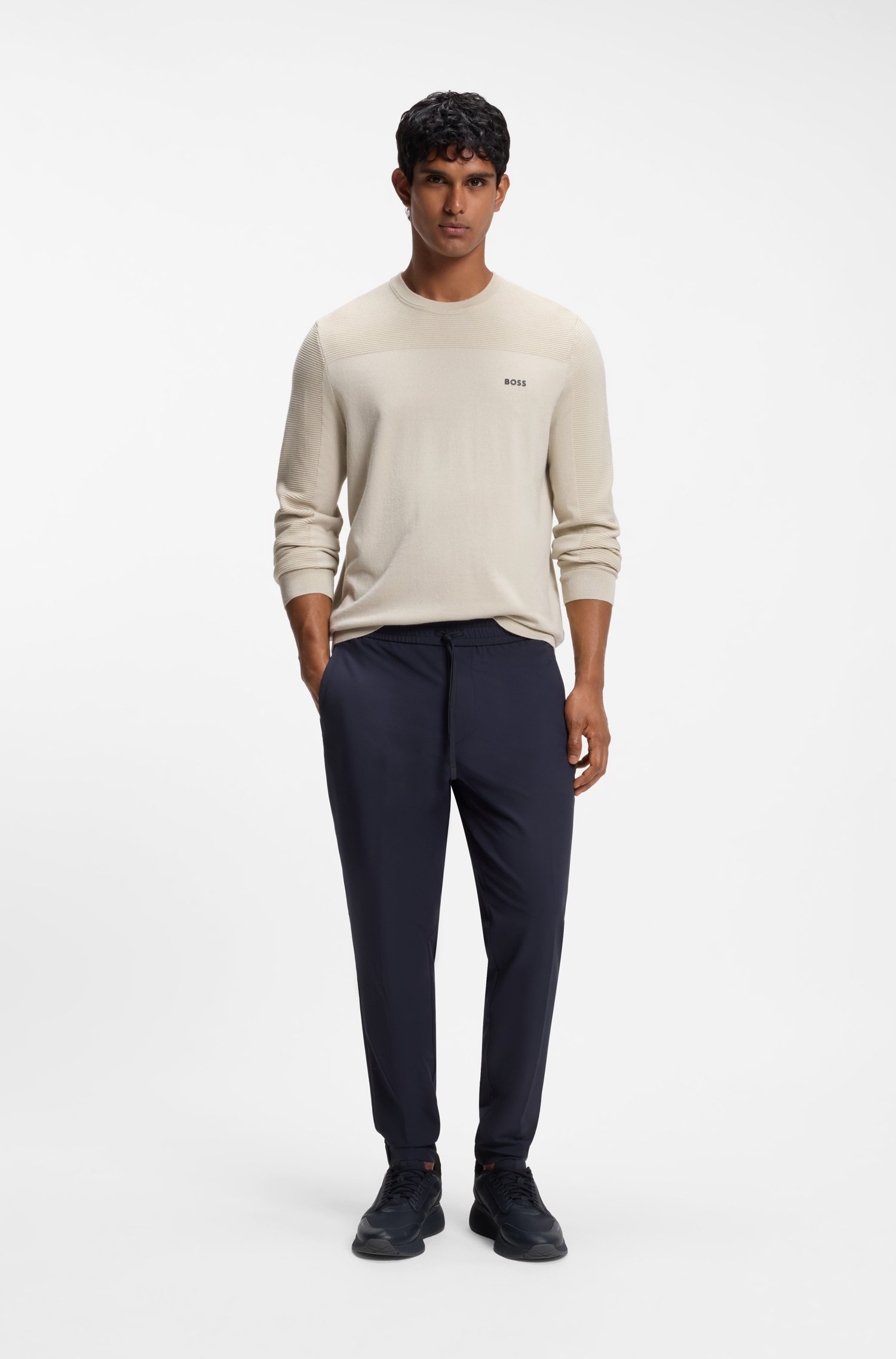 Boss TTNM EVO trainers with textured fabric sneakers herr – bild 2