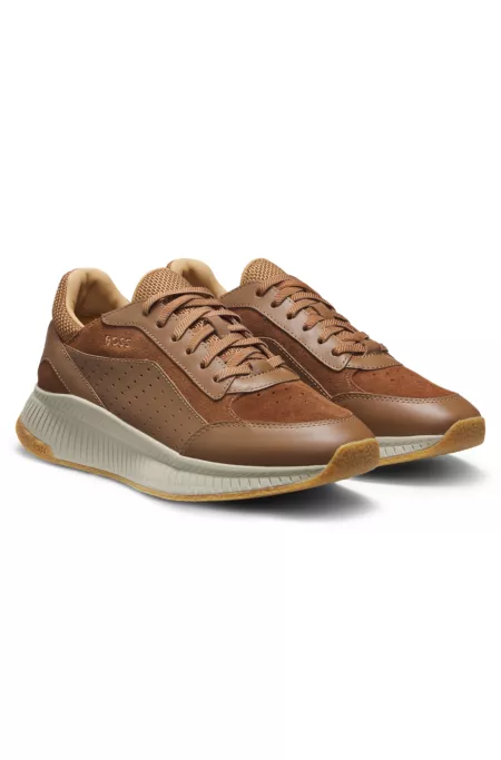 TTNM EVO trainers in leather and suede
