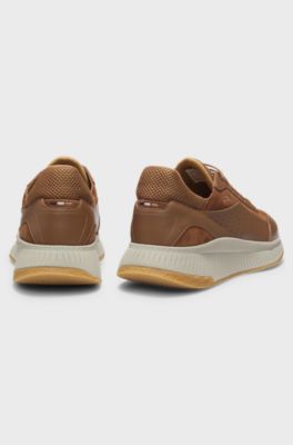TTNM EVO trainers in leather and suede, Light Brown