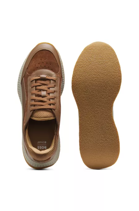 TTNM EVO trainers in leather and suede