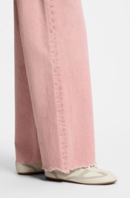 Sneakers low-top in pelle e pelle scamosciata, Bianco