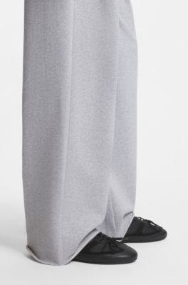 Sneakers in nappa con inserti in pelle scamosciata, Nero