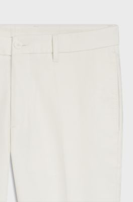 BOSS x ASTON MARTIN slim-fit trousers, Natural