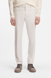BOSS x ASTON MARTIN slim-fit trousers, Natural