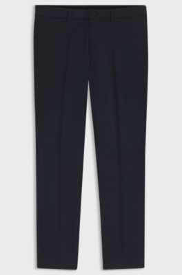 BOSS x ASTON MARTIN slim-fit trousers, Dark Blue