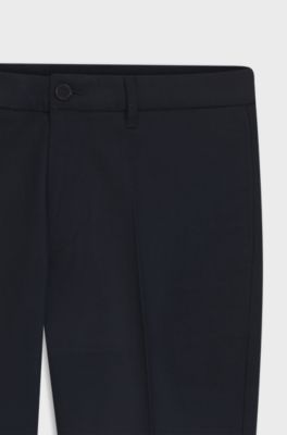 Slim-fit broek van BOSS x ASTON MARTIN, Donkerblauw