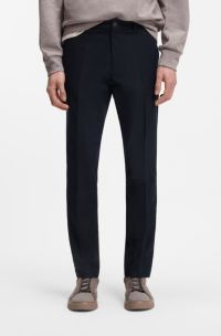 BOSS x ASTON MARTIN slim-fit trousers, Dark Blue