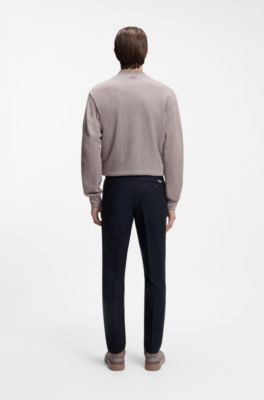 Byxor i slim fit fr&aring;n BOSS x ASTON MARTIN, M&ouml;rkbl&aring;