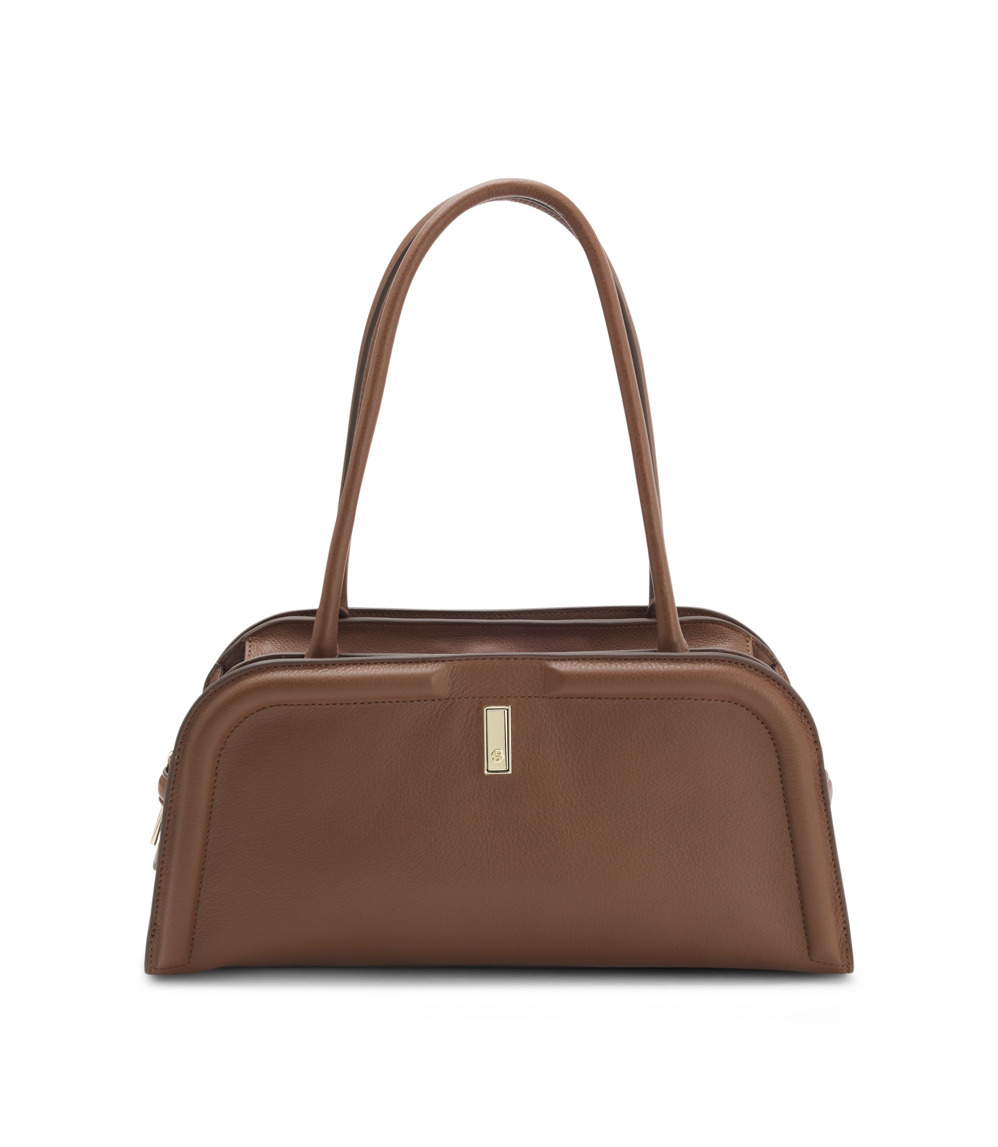 Ariell Bowling-Tasche aus Leder mit Double-B-Monogramm