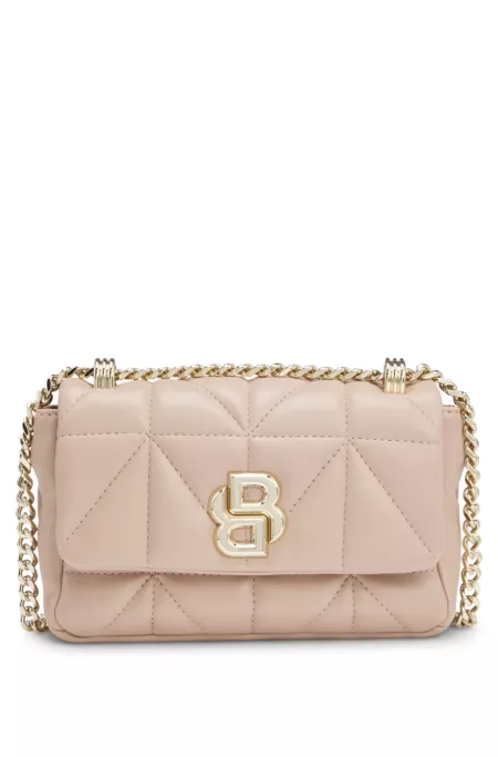Small quilted shoulder bag with Double B monogram