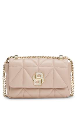Small quilted shoulder bag with Double B monogram 1