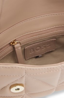 Boss Small quilted shoulder bag with Double B monogram axelremsväskor dam – bild 5
