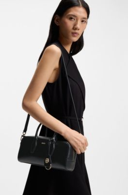 Bowling bag with Double B monogram, Black