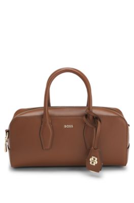 Bowling bag with Double B monogram, Brown