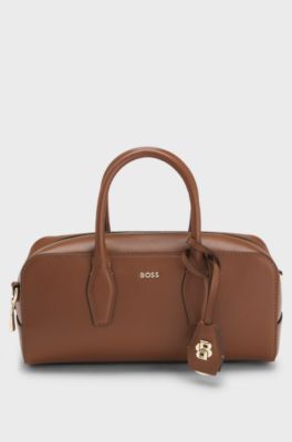 Bowling bag with Double B monogram, Brown