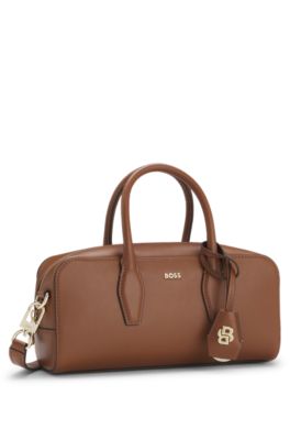 Bowling bag with Double B monogram, Brown