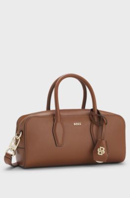 Bowling bag with Double B monogram, Brown