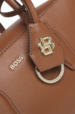 Bowling bag with Double B monogram, Brown