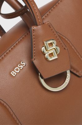 Bowling bag with Double B monogram, Brown