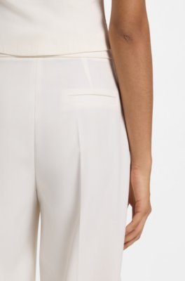 Hugo Wide-leg trousers in stretch fabric kostymbyxor dam – bild 3