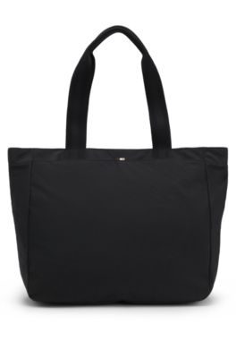 BOSS - Tote bag with twin front pockets - Black