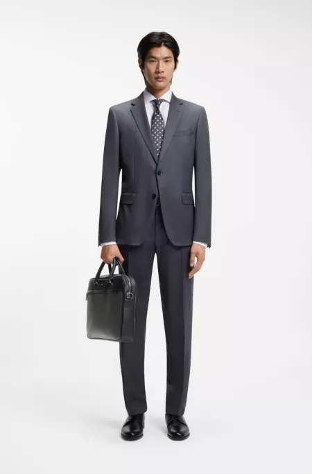 Porte-documents à imprimé monogramme