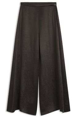 Relaxed-fit trousers in lustrous twill