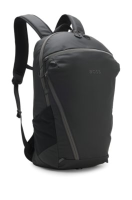 Boss Faux-leather backpack with reflective details ryggsäckar herr – bild 4