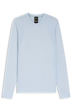 Sweter z mieszanki bawełny o strukturze odzwierciedlającej mapę ciała