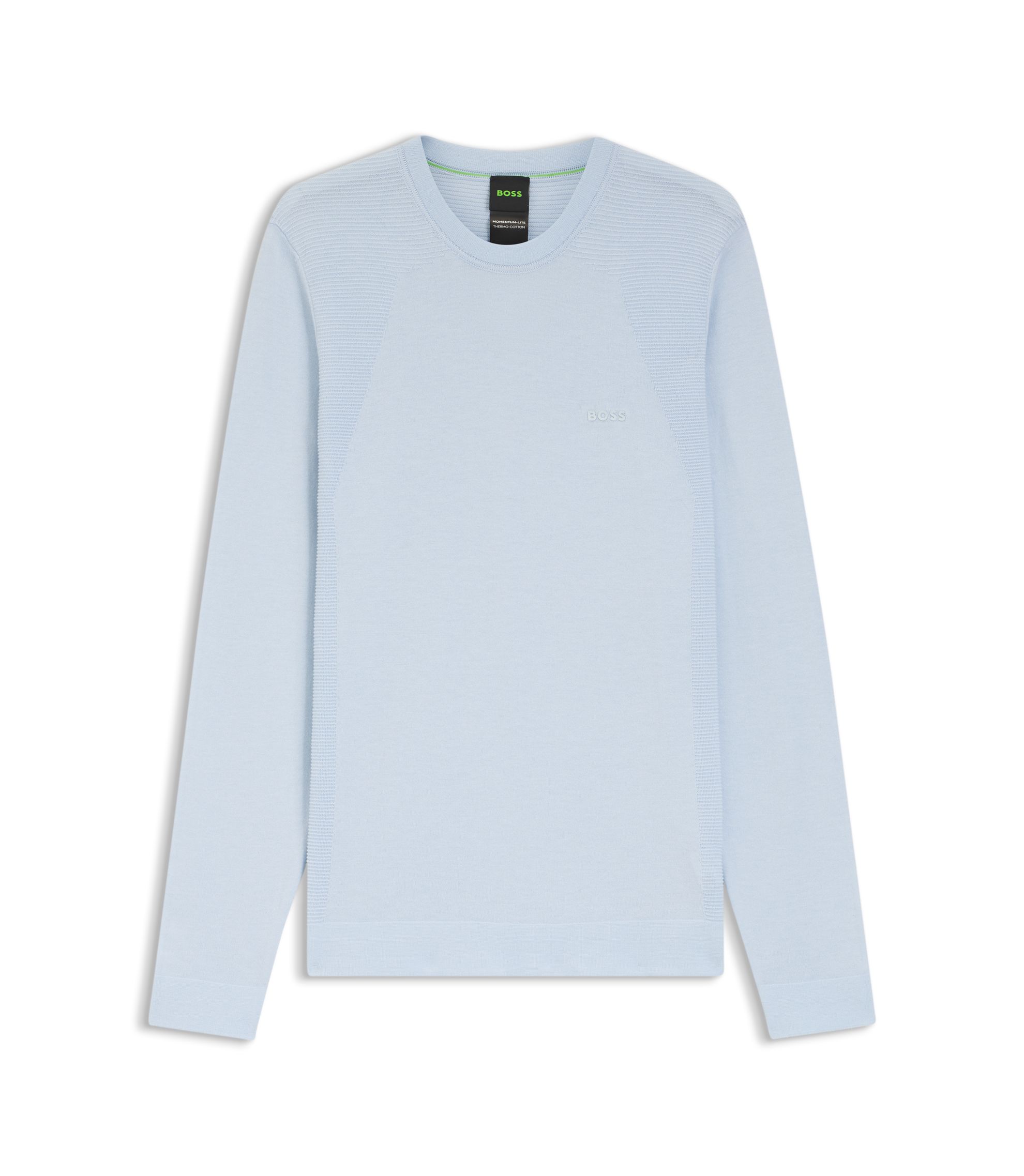 BOSS - コットンブレンド セーター ボディマッピング ストラクチャー