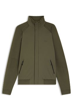 Porsche x BOSS hybrid jacket with silk