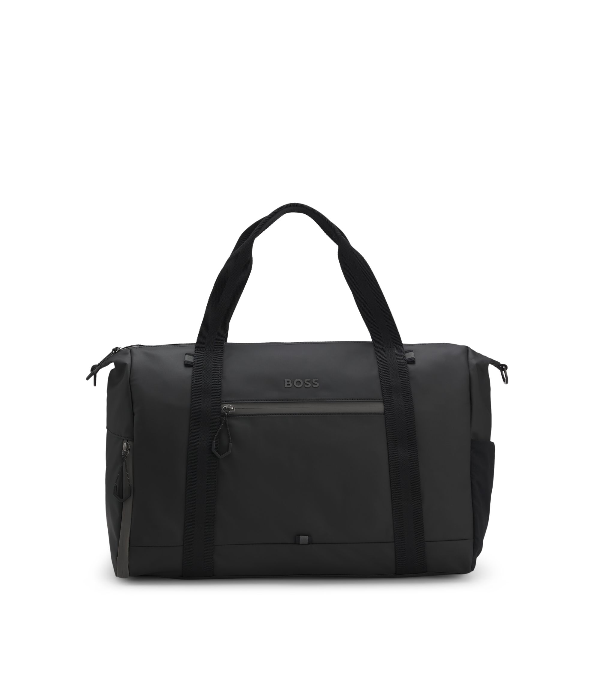 Weekender aus Kunstleder mit reflektierenden Details