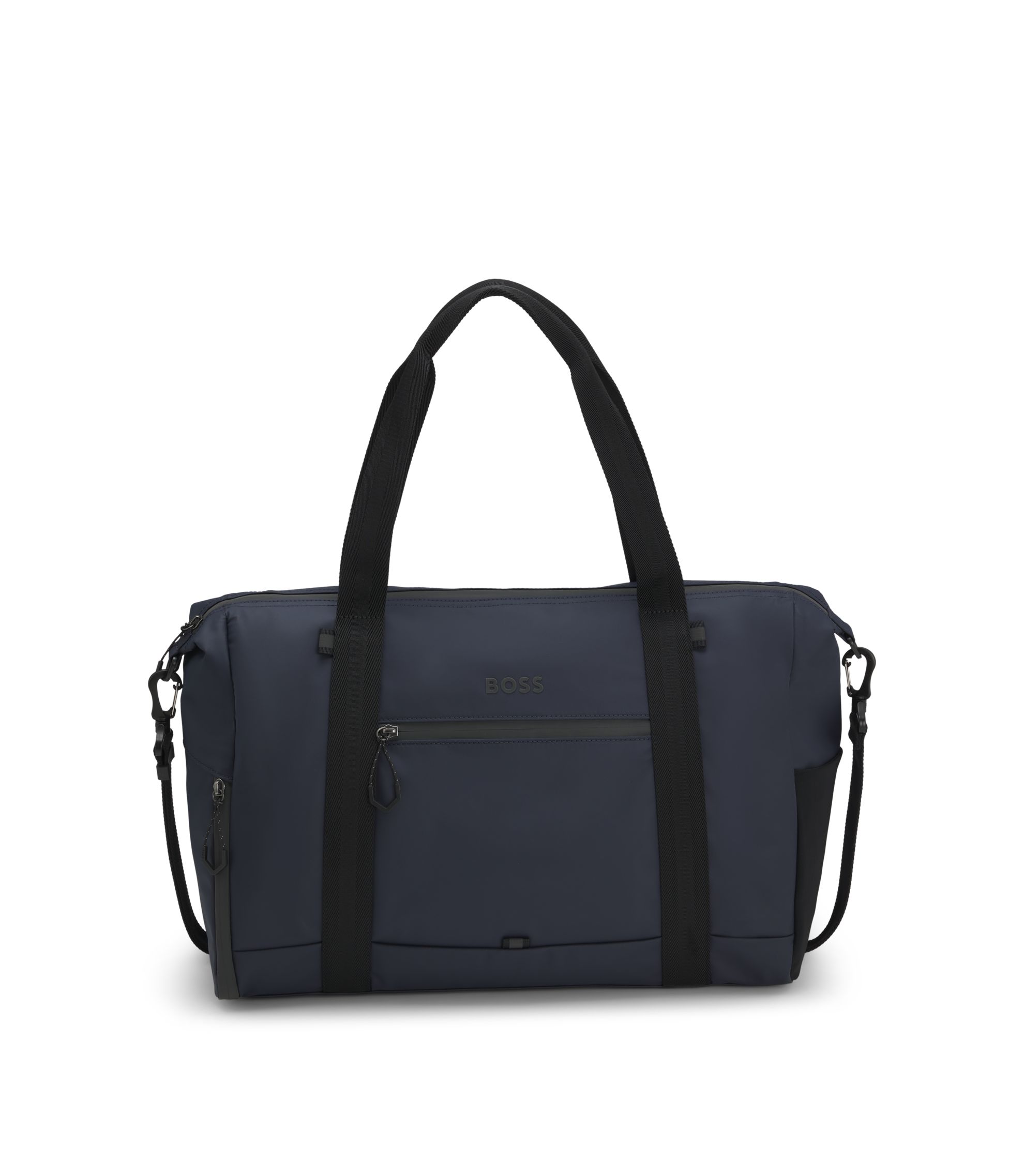 Weekender aus Kunstleder mit reflektierenden Details