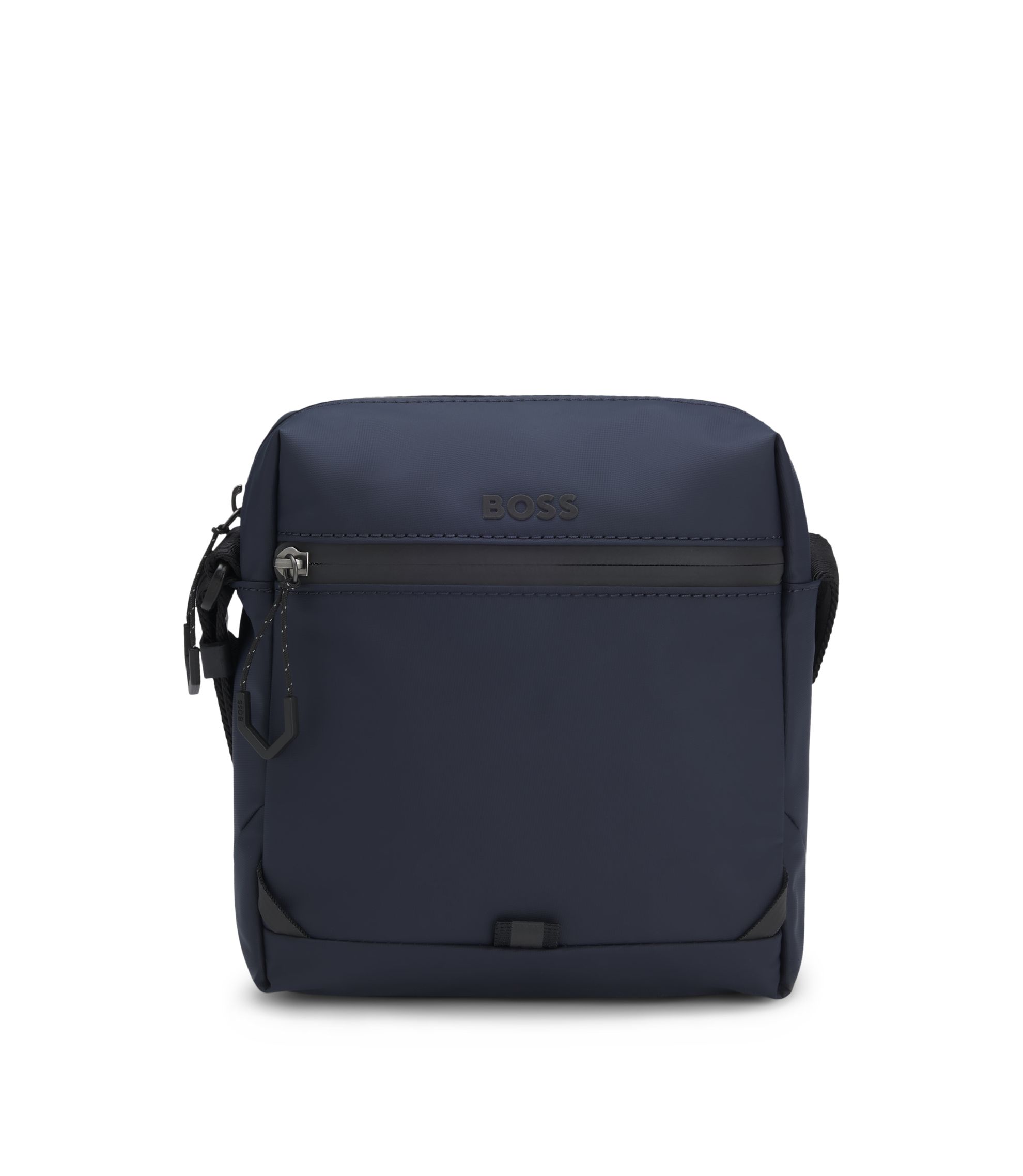 Reporter-Tasche aus Kunstleder mit reflektierenden Details