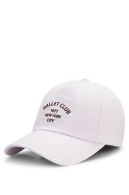 Cotton-twill cap with artwork, Light Purple