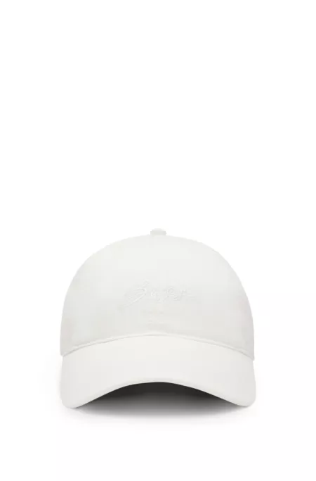 Cotton-twill cap with script logo