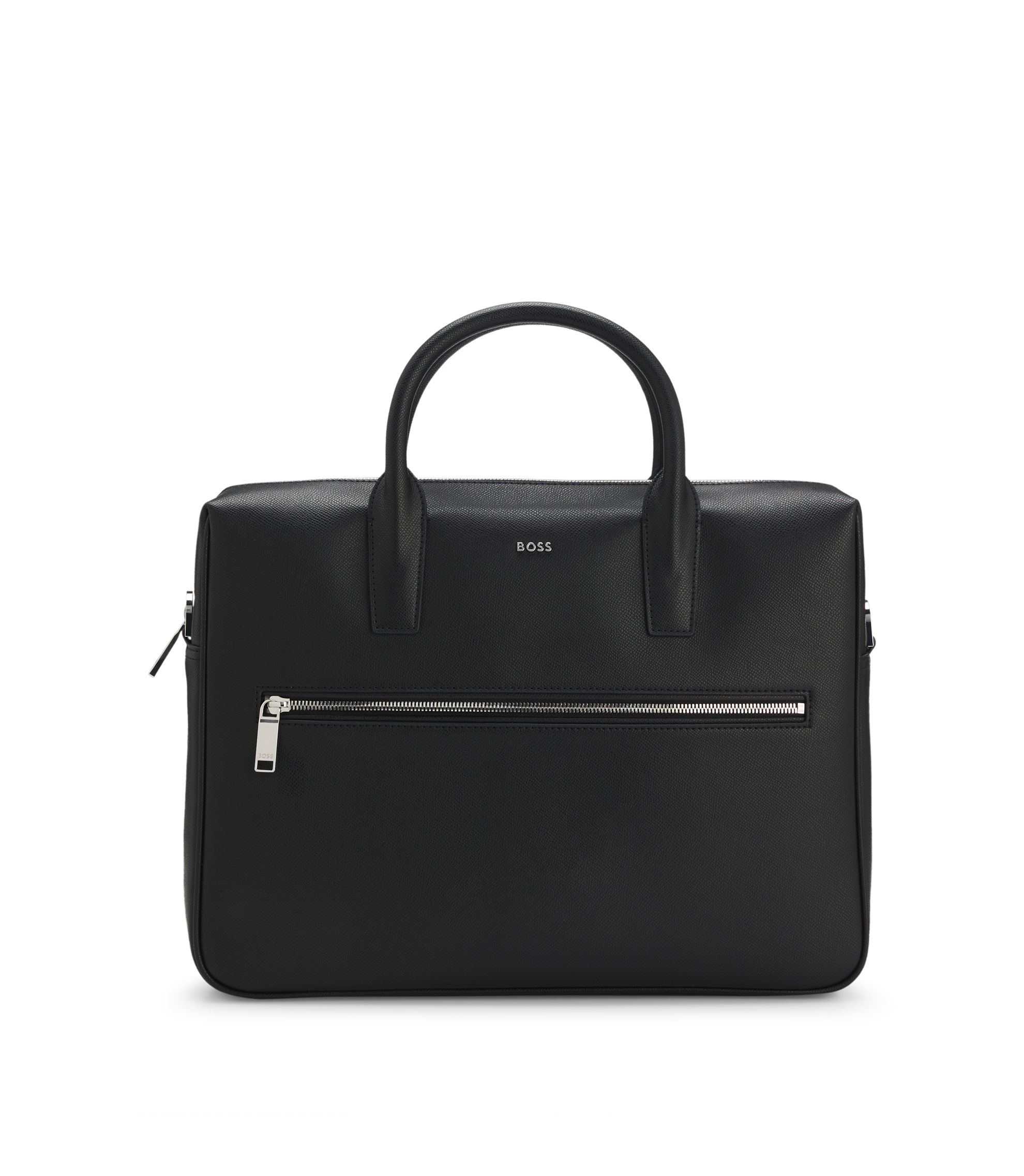 Aktentasche mit Logo-Schriftzug