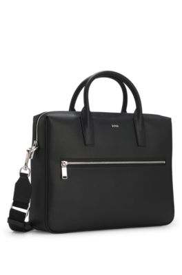 シングルドキュメントケース レタリングロゴ, ブラック