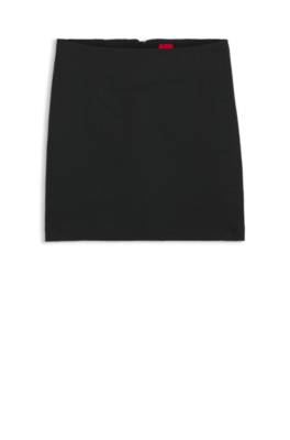 Mini skirt in bouclé fabric 1