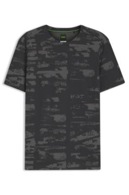 Active Slim-fit T-shirt with jacquard pattern 1