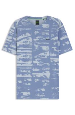 Active Slim-fit T-shirt with jacquard pattern 1