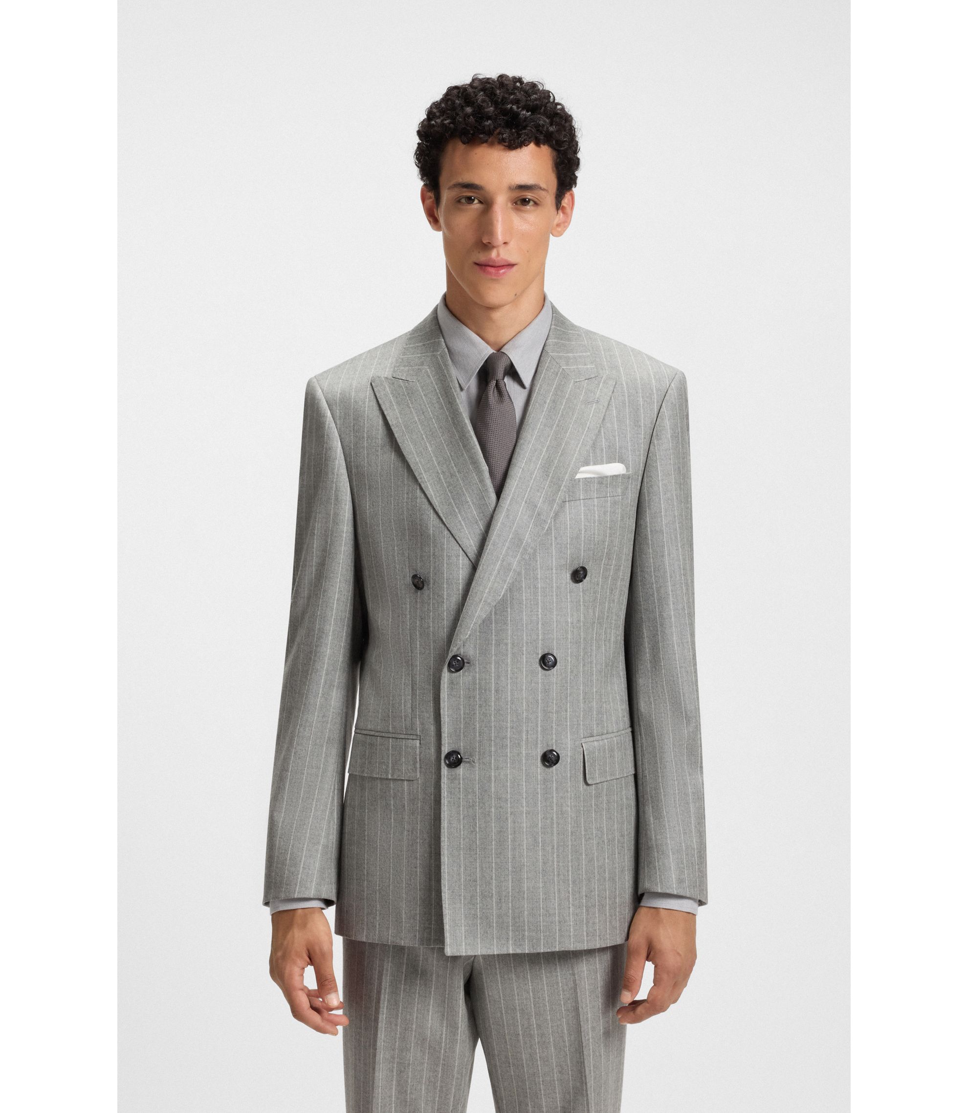 JOSE MOON DOUBLEBREAST SUITING COAT グレー DOUBLEBREAST SUITING COAT Jose moon