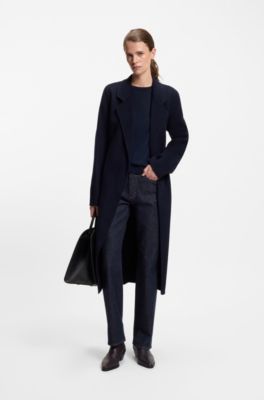 Western-inspired ankle boots in leather with stretch panels, Light Purple