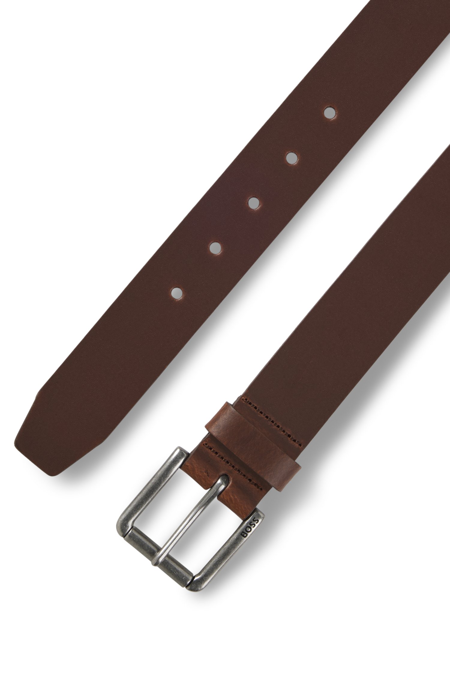 Boss Logo-engraved leather belt skärp & hängslen herr – bild 2
