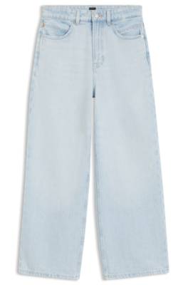 Straight-fit jeans in blue denim 1