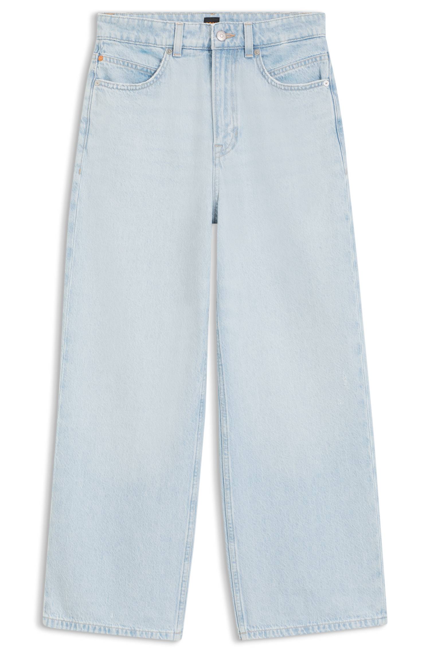 Boss Straight-fit jeans in blue denim dam – bild 4