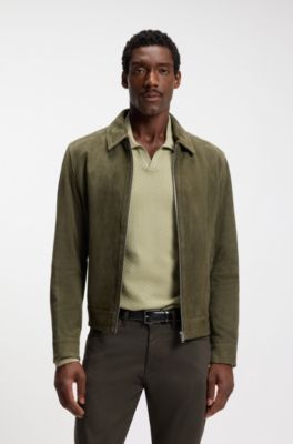 Smooth-leather belt with engraved gunmetal buckle, Black