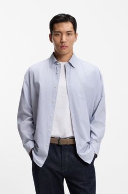 Ceinture en cuir su&eacute;d&eacute; italien avec boucle couleur acier, Beige